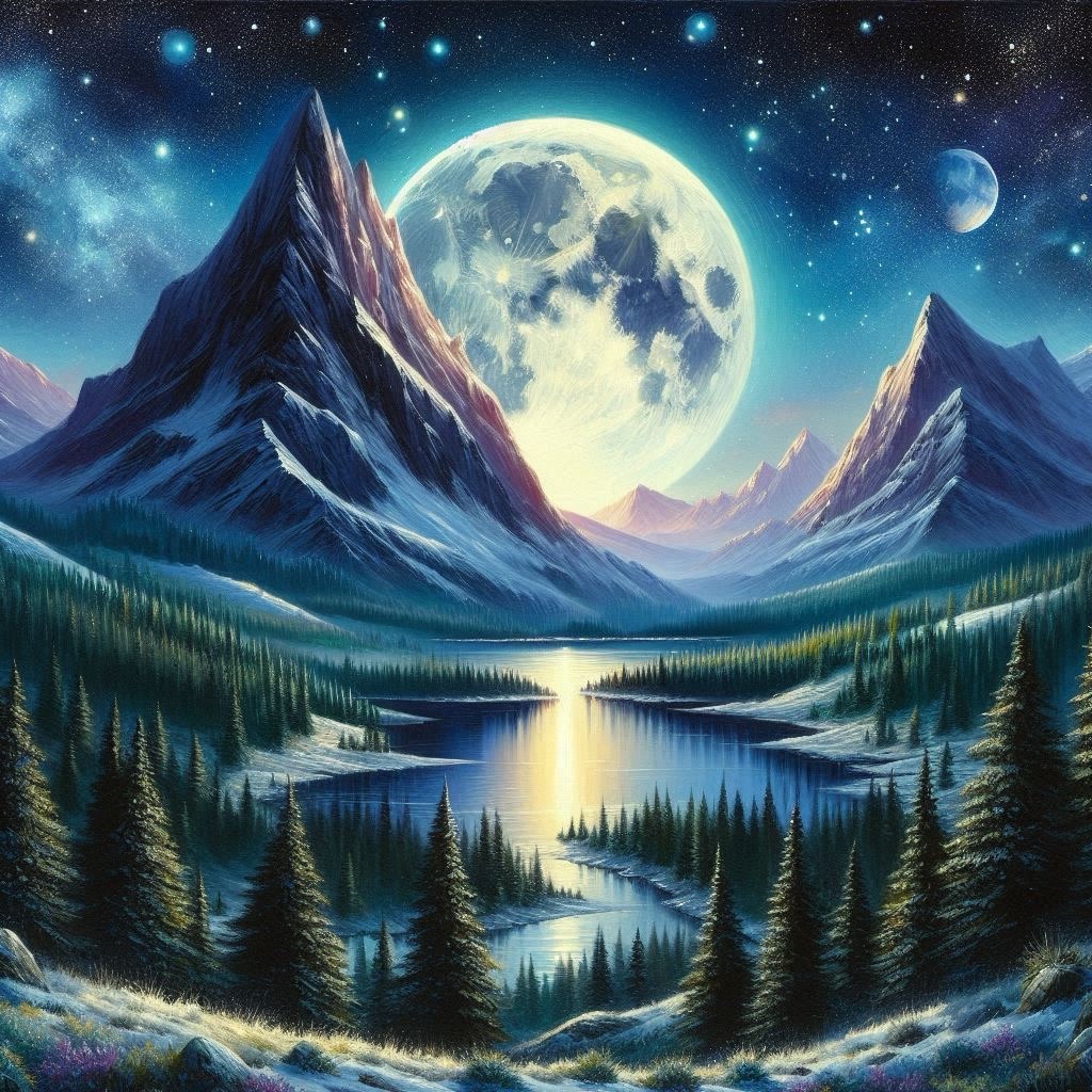 La Luna sta per&nbsp;sorgere